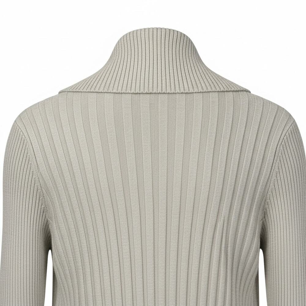 NWT Soya Concept Beige Ribbed Open Cardigan Sweater #1776 Size XS - Picture 7 of 11